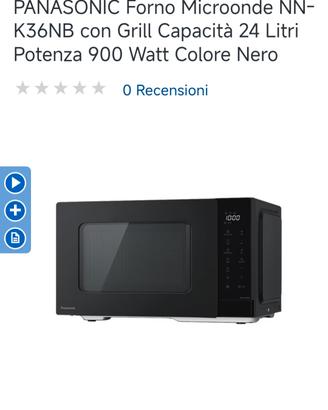  microonde Panasonic combinato  1000 w