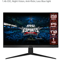 msi monitor 24” 170hz