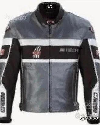 giubbino pelle moto
