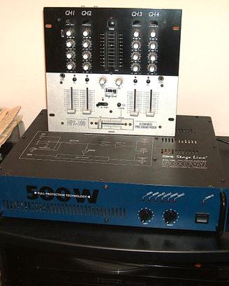 IMG Stage Line STA-160 ampli e Mixer IMG MPX-300