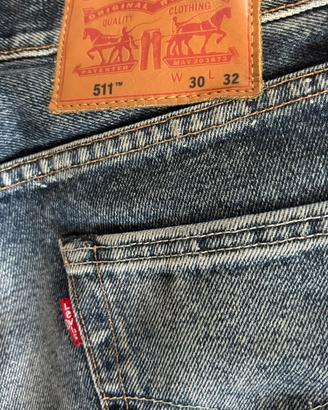 JEANS LEVIS 511 taglia 30 lunghezza 32