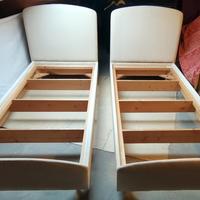 Letti singoli imbottiti artigianali – sfoderabili 