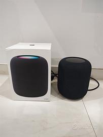 Apple HomePod 2ª Gen (Mezzanotte)-Garanzia-Scatola