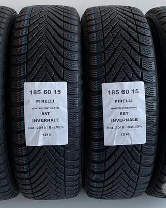 4 gomme 185 60 15 pirelli a1216