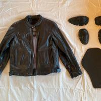 Giacca moto in pelle Hevik Garage taglia L