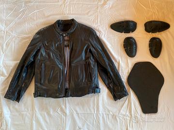 Giacca moto in pelle Hevik Garage taglia L