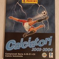 album figurine panini calciatori 2003-04 completo 