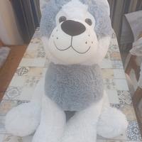 Peluche Cane Husky Gigante 70Cm c.a.