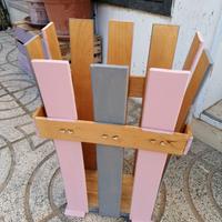 poggiaombrelli legno artigianale 