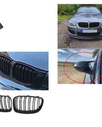 Plastiche BMW E87 - Pinna, Griglia e Specchietti