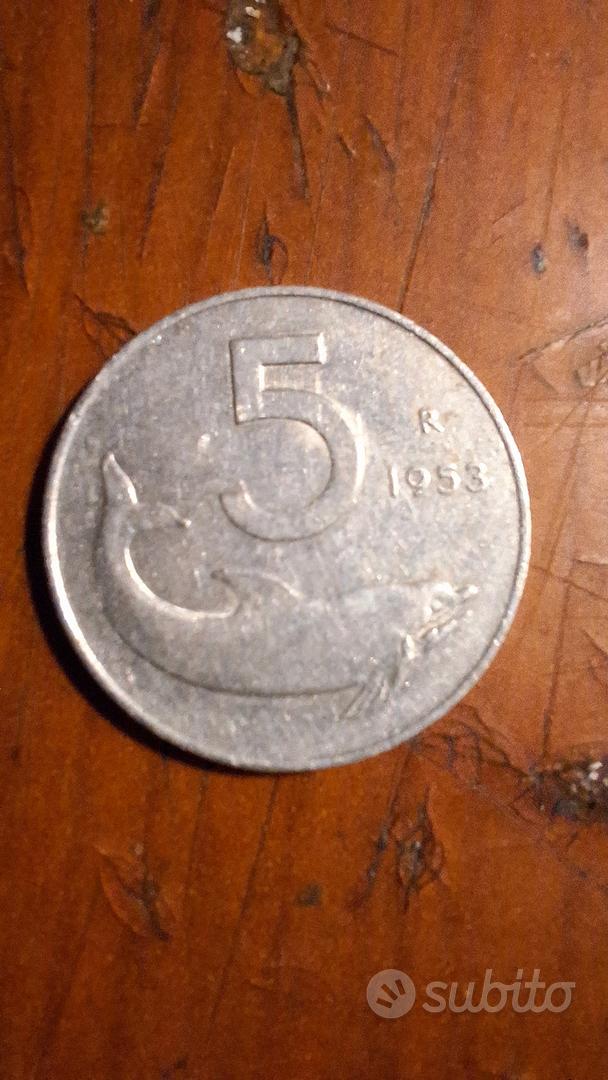 monete 5 lire del 1953/1954/1955 - Collezionismo In vendita a Bari