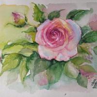 Dipinto floreale ad acquerello