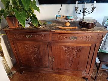 credenza cucina mogano