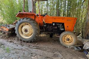 trattore fiat480 con fresa