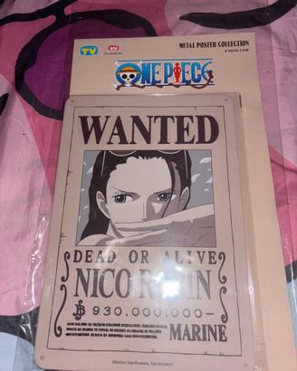 Metal Poster One Piece - Nico Robin
