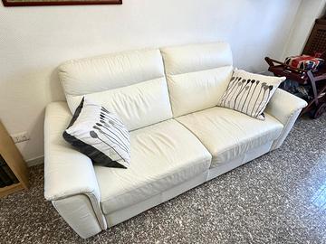 Divano 2 posti in pelle