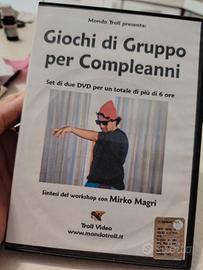 2 DVD giochi di gruppo feste di compleanno bimbi 