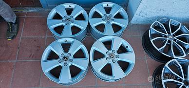 4 cerchi 17 originali Volkswagen Golf 5 6 7 8 Cadd