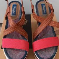 Sandali zeppe wrangler