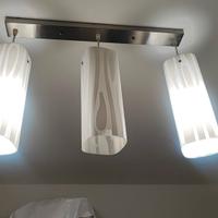 Lampadario 3 elementi pendenti