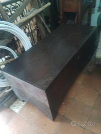 cassapanca in legno di abete 