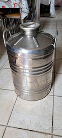 contenitore in acciaio inox per olio