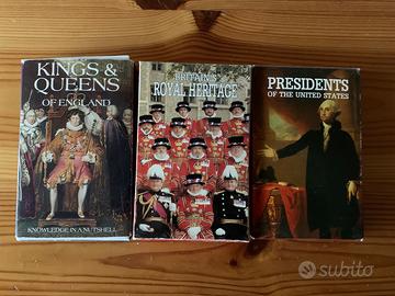 Tre pacchi di picture cards storiche