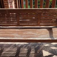 Panchina vintage in legno