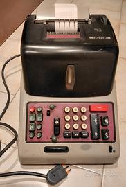 Calcolatrice vintage Olivetti Divisumma 24