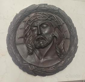 Quadro scultura Gesù Cristo fatto a mano