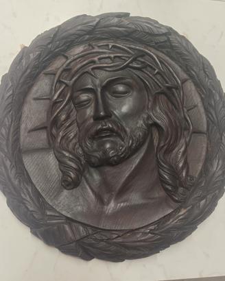 Quadro scultura Gesù Cristo fatto a mano