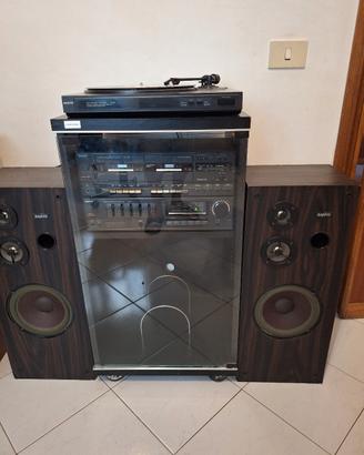 Impianto Stereo completo SANYO + Mobile