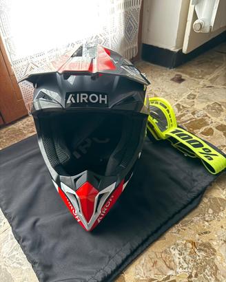 casco airoh da enduro/cross