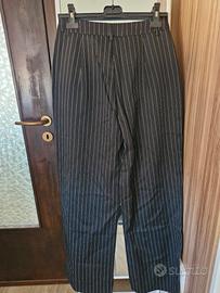 Pantaloni Gessati Neri Office Siren Style - Nuovi 