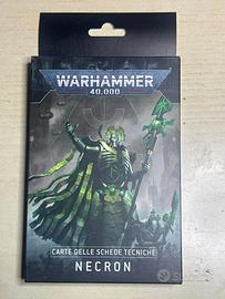 warhammer 40k 40000 Datasheet Cards necron
