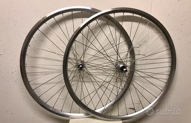 Ruote bici Inox Alluminio 28 NUOVE