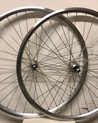 Ruote bici Inox Alluminio 28 NUOVE