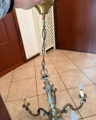 Lampadari in ottone