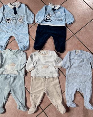 Set 5 tutine ci iglia neonato