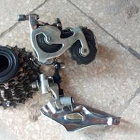 CAMBIO DERAGLIATORE E PACCO PIGNONI CAMPAGNOLO 