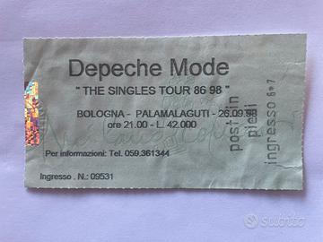 Biglietto Concerto Depeche Mode 1998