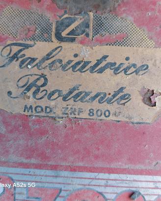 falciatrice rotante ZRF 800 
