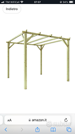 Pergola in legno