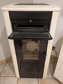 Stufa a pellet Jollymec panna 15 kW canalizzabile