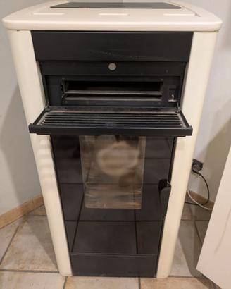 Stufa a pellet Jollymec panna 15 kW canalizzabile