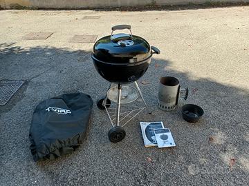 Barbecue Weber Compact Kettle + braciere + telo