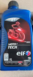 Olio 2 Tempi ELF Moto 2 Tech 100% Sintetico - 1L