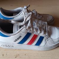 Scarpe Adidas pelle bianche tg 40