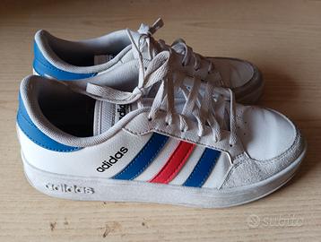 Scarpe Adidas pelle bianche tg 40