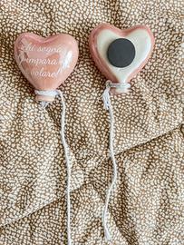 Bomboniera cuore rosa